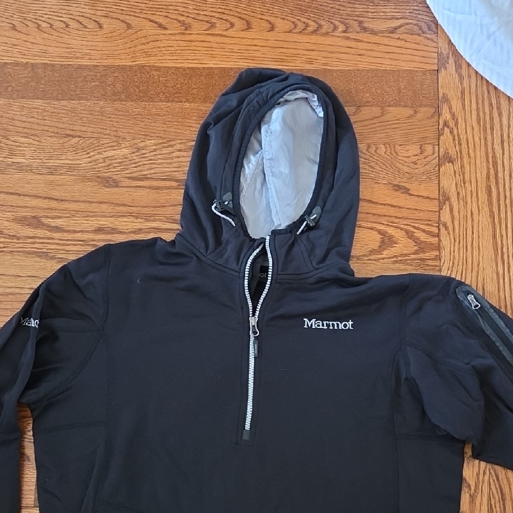Marmot Black Softshell Jacket with Hood